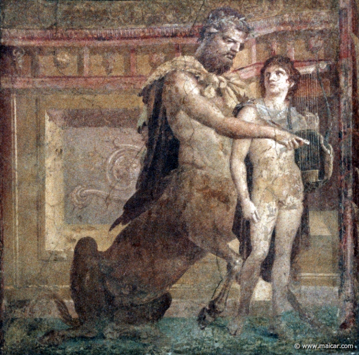 7115.jpg - 7115: Achilles and Chiron. National Archaeological Museum, Naples.