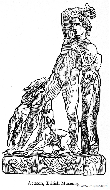 bul047.jpg - bul047: Actaeon. Thomas Bulfinch, The Age of Fable or Beauties of Mythology (1898).