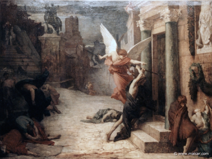 5006.jpg - 5006: Jules-Elie Delaunay 1812-1891: The Plague in Rome 1869 (Musée d’Orsay, Paris). Ny Carlsberg Glyptotek, Copenhagen.