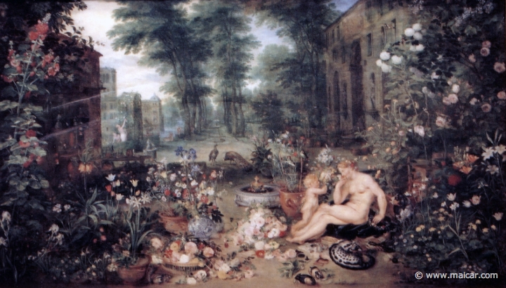 9831.jpg - 9831: Peter Paul Rubens 1577-1640 / Jan Brueghel 1568-1625: El Olfato. Museo Nacional del Prado, Madrid.