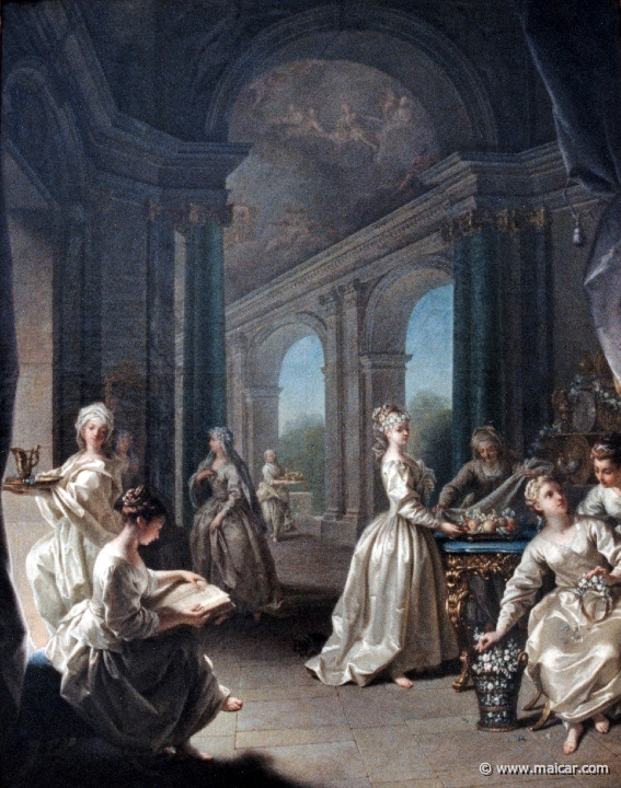 4116.jpg - 4116: Jean Raoux 1677-1734: Les vierges modernes 1728. Palais des Beaux-arts, Lille.