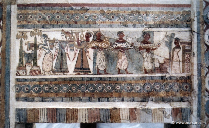 9515.jpg - 9515: Sarcophagus from Agia Triada. Herakleion Museum (Crete).