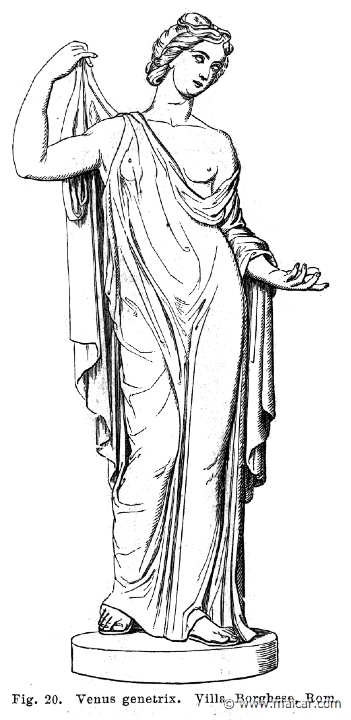 see047a.jpg - see047: Venus Genetrix. Villa Borghese, Rome.Otto Seemann, Grekernas och romarnes mytologi (1881).
