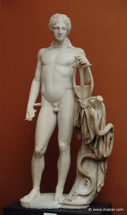 1614.jpg - 1614: Apollo. Roman statue by Apollonius. Ny Carlsberg Glyptotek, Copenhagen.