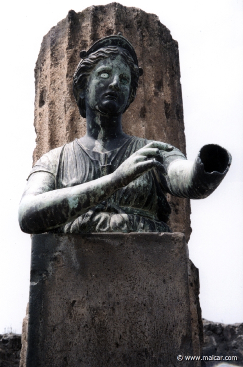 7403.jpg - 7403: Diana, in front of the Temple of Apollo, Pompeii.