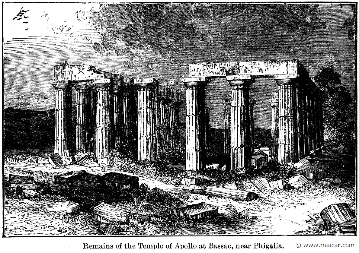 smi452.jpg - smi452: Temple of Apollo Epicurius at Bassae (Arcadia).Sir William Smith, A Smaller Classical Dictionary of Biography, Mythology, and Geography (1898).