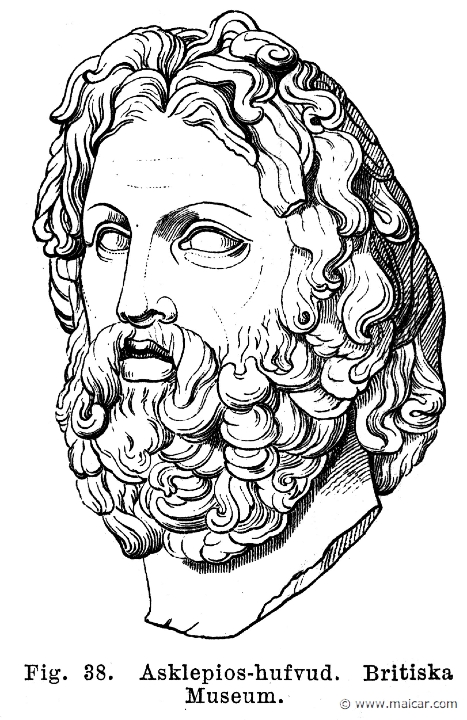 see084.jpg - see084: Head of Asclepius. British Museum.Otto Seemann, - see084