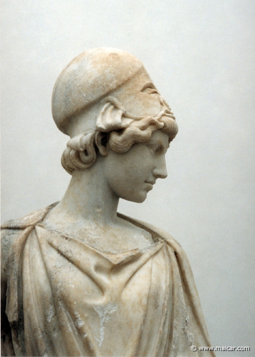 1004.jpg - 1004: Athena. 1st century AD. Copy of a work by Myron, from the 5th century BC. Städtische Galerie-Liebighaus, Museum alter Plastik, Frankfurt.