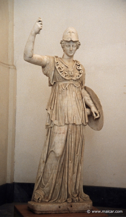 7016.jpg - 7016: Athena. Replica del II secolo d.C. da originale della seconda metà del V secolo a.C. National Archaeological Museum, Naples.