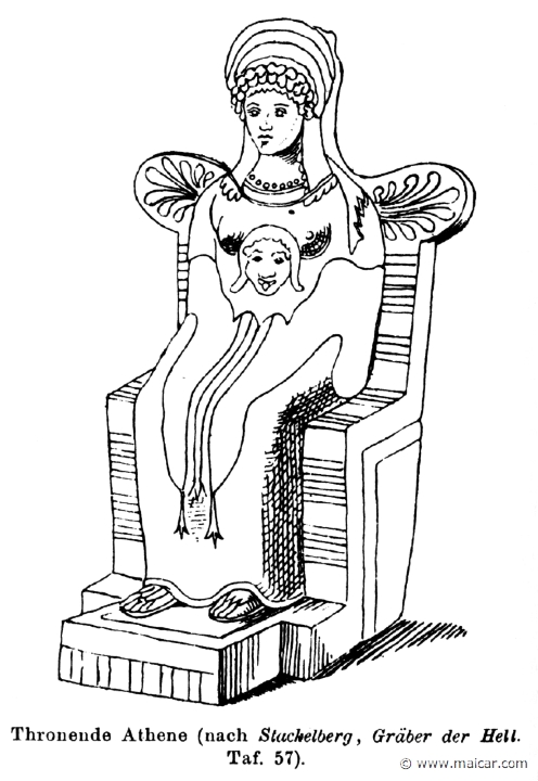 RI.1-0688.jpg - RI.1-0688: Athena.Wilhelm Heinrich Roscher (Göttingen, 1845- Dresden, 1923), Ausfürliches Lexikon der griechisches und römisches Mythologie, 1884.