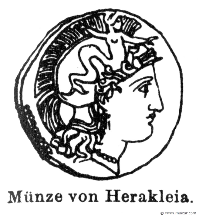 RI.1-0701.jpg - RI.1-0701: Athena. Coin from Heraclea (Acarnania).Wilhelm Heinrich Roscher (Göttingen, 1845- Dresden, 1923), Ausfürliches Lexikon der griechisches und römisches Mythologie, 1884.