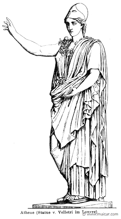 RI.1-0702.jpg - RI.1-0702: Athena.Wilhelm Heinrich Roscher (Göttingen, 1845- Dresden, 1923), Ausfürliches Lexikon der griechisches und römisches Mythologie, 1884.