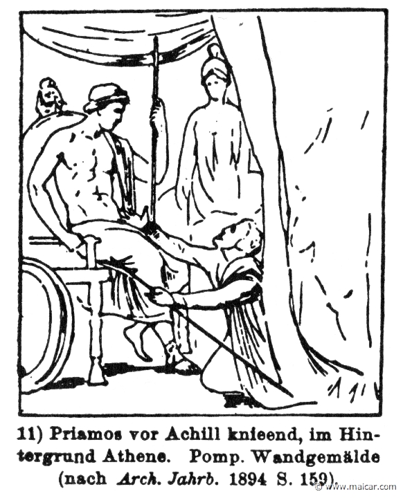RIII.2-2963.jpg - RIII.2-2963: Achilles and Priam.Wilhelm Heinrich Roscher (Göttingen, 1845- Dresden, 1923), Ausfürliches Lexikon der griechisches und römisches Mythologie, 1884.