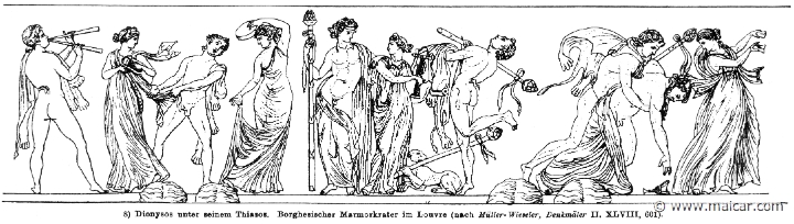 RII.2-2271.jpg - RII.2-2271: Dionysus, Maenads.Wilhelm Heinrich Roscher (Göttingen, 1845- Dresden, 1923), Ausfürliches Lexikon der griechisches und römisches Mythologie, 1884.
