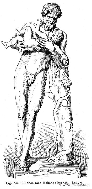 see115.jpg - see115: Silen mit Dionysoskind. LouvreOtto Seemann, Grekernas och romarnes mytologi (1881).