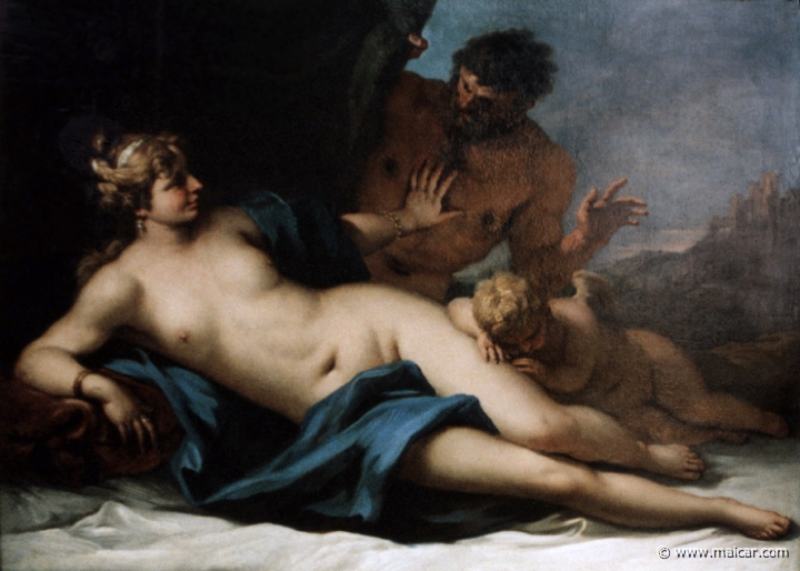 0826.jpg - 0826: Sebastiano Ricci, 1659-1734: Venus wird von einem Satyr überrauscht.  Staatsgalerie, Stuttgart.