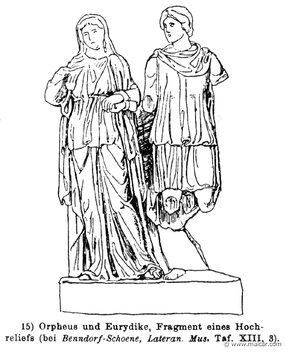 RIII.1-1198.jpg - RIII.1-1198: Eurydice and Orpheus. Wilhelm Heinrich Roscher (Göttingen, 1845- Dresden, 1923), Ausfürliches Lexikon der griechisches und römisches Mythologie, 1884.