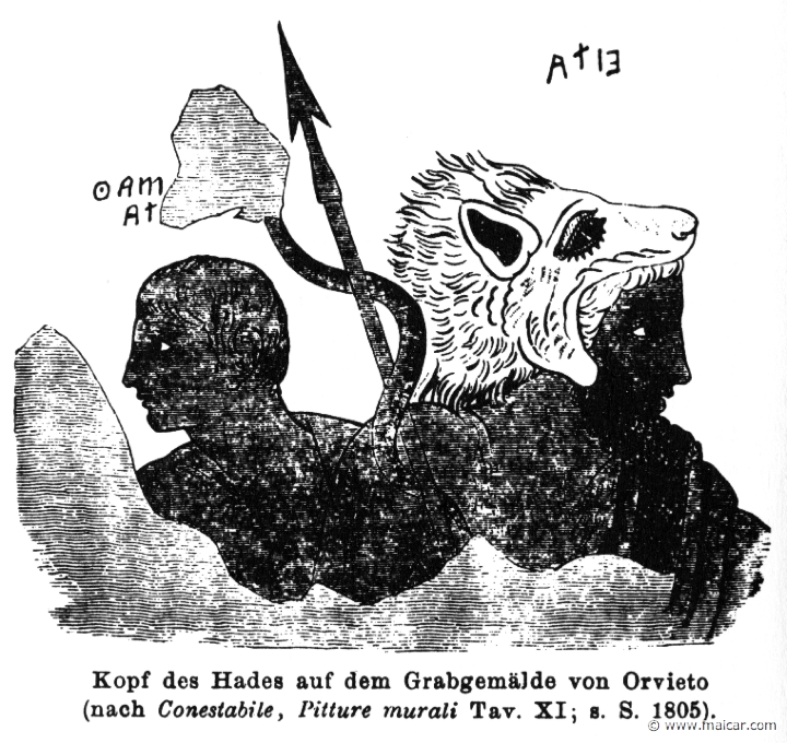 RI.2-1808.jpg - RI.2-1808: Head of Hades, from a grave in Orvieto. Wilhelm Heinrich Roscher (Göttingen, 1845- Dresden, 1923), Ausfürliches Lexikon der griechisches und römisches Mythologie, 1884.