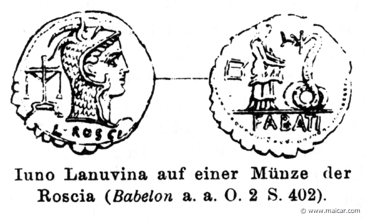 RII.1-0609b.jpg - RII.1-0609b: Juno. Wilhelm Heinrich Roscher (Göttingen, 1845- Dresden, 1923), Ausfürliches Lexikon der griechisches und römisches Mythologie, 1884.