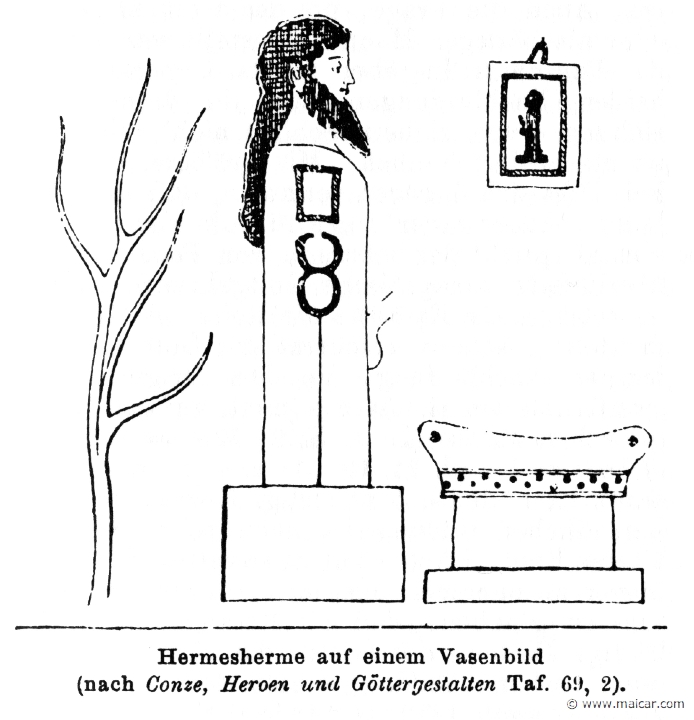 RI.2-2393.jpg - RI.2-2393: Hermes.Wilhelm Heinrich Roscher (Göttingen, 1845- Dresden, 1923), Ausfürliches Lexikon der griechisches und römisches Mythologie, 1884.