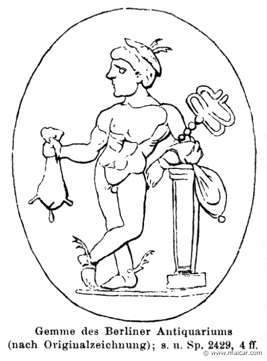 RI.2-2428.jpg - RI.2-2428: Hermes.Wilhelm Heinrich Roscher (Göttingen, 1845- Dresden, 1923), Ausfürliches Lexikon der griechisches und römisches Mythologie, 1884.