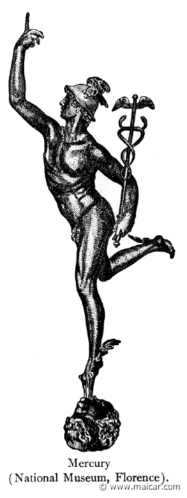 bul283.jpg - bul283: Mercury, Florence. Thomas Bulfinch, The Age of Fable or Beauties of Mythology (1898).
