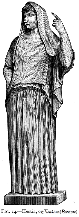 mur014.jpg - mur014: Hestia. Alexander S. Murray, Manual of Mythology (1898).