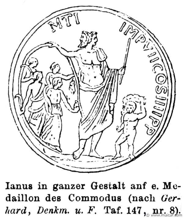 RII.1-0052.jpg - RII.1-0052: Janus. Wilhelm Heinrich Roscher (Göttingen, 1845- Dresden, 1923), Ausfürliches Lexikon der griechisches und römisches Mythologie, 1884.