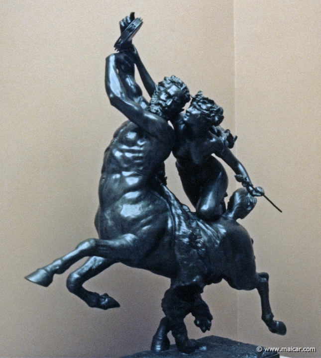 4512.jpg - 4512: Arthur-Jacques le Duc 1848-1918: Centaure et Bacchante. Musée des beaux arts, Rouen.