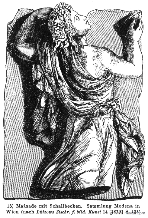 RII.2-2279.jpg - RII.2-2279: Maenad. Wilhelm Heinrich Roscher (Göttingen, 1845- Dresden, 1923), Ausfürliches Lexikon der griechisches und römisches Mythologie, 1884.