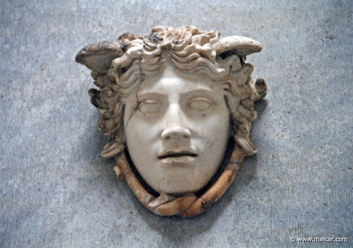 0234.jpg - 0234: Medusa Rondanini, Phidias 440 BC. Glyptothek, München.