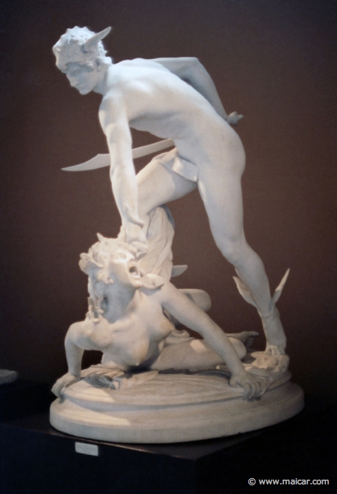 1606.jpg - 1606: Laurent Honoré Marqueste (1875-1903): Perseus kills Medusa. Ny Carlsberg Glyptotek, Copenhagen.