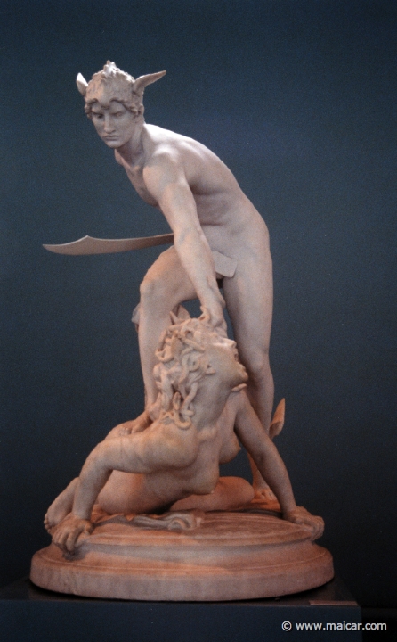 4935.jpg - 4934: Laurent Honoré Marqueste, 1875-1903: Perseus beheading Medusa. Ny Carlsberg Glyptotek, Copenhagen.