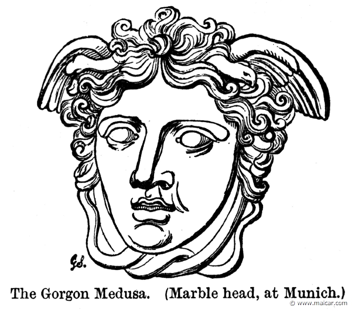 smi257b.jpg - smi257b: Medusa.Sir William Smith, A Smaller Classical Dictionary of Biography, Mythology, and Geography (1898).