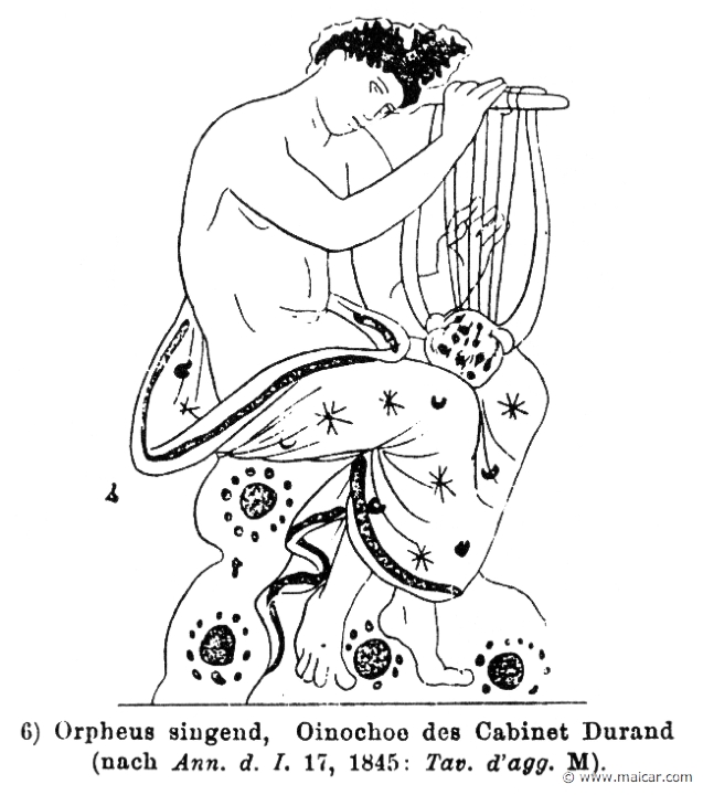 RIII.1-1182.jpg - RIII.1-1182: Orpheus.Wilhelm Heinrich Roscher (Göttingen, 1845- Dresden, 1923), Ausfürliches Lexikon der griechisches und römisches Mythologie, 1884.