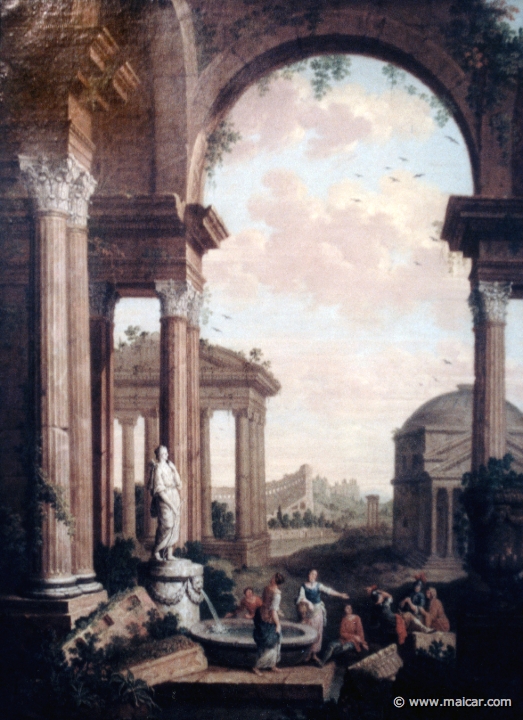 4035.jpg - 4035: Paul de Cock 1724-1801: Landscape with Roman ruins. Stedelijk Museum voor Schone Kunsten (Musée Groeninge).