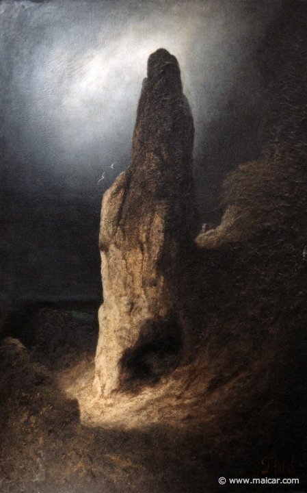 7530.jpg - 7530: Karl Wilhelm Diefenbach 1851-1913: Landscape 2. Museo Diefenbach Certosa di Capri.