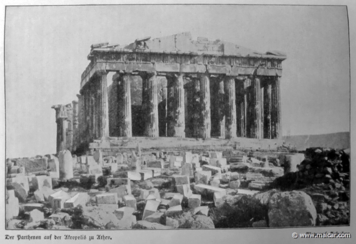 pflugk214.jpg - pflugk214: Der Parthenon auf der Akropolis zu Athen. J.v.Pflugk-Harttung, Weltgeshichte, Band 1: Altertum (Verlag von Ullstein & Co, Berlin, 1910).