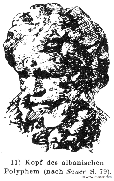 RIII.2-2711.jpg - RIII.2-2711: Polyphemus. Wilhelm Heinrich Roscher (Göttingen, 1845- Dresden, 1923), Ausfürliches Lexikon der griechisches und römisches Mythologie, 1884.