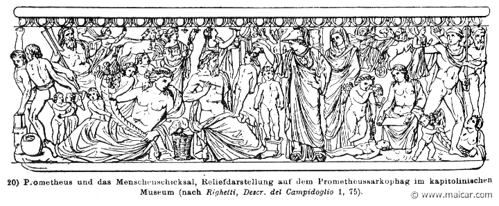 RIII.2-3235.jpg - RIII.2-3235: Prometheus and the fate of humankind.Wilhelm Heinrich Roscher (Göttingen, 1845- Dresden, 1923), Ausfürliches Lexikon der griechisches und römisches Mythologie, 1884.