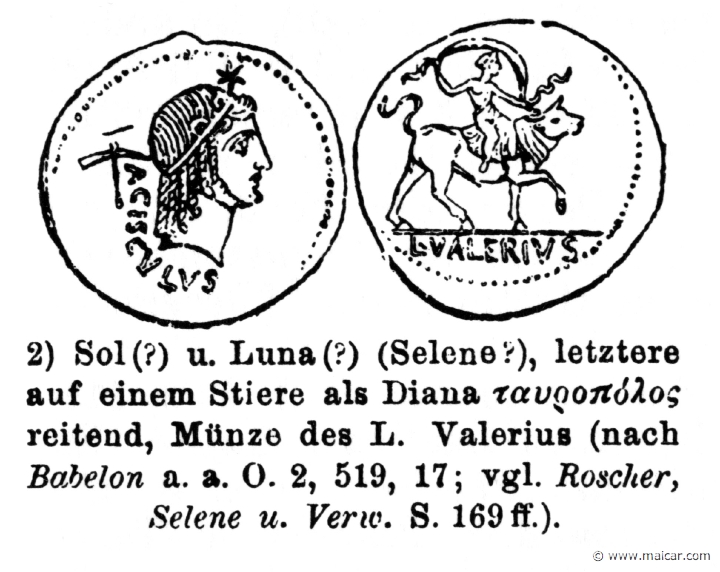 RII.2-2157b.jpg - RII.2-2157b: Sol, and Luna. Wilhelm Heinrich Roscher (Göttingen, 1845- Dresden, 1923), Ausfürliches Lexikon der griechisches und römisches Mythologie, 1884.