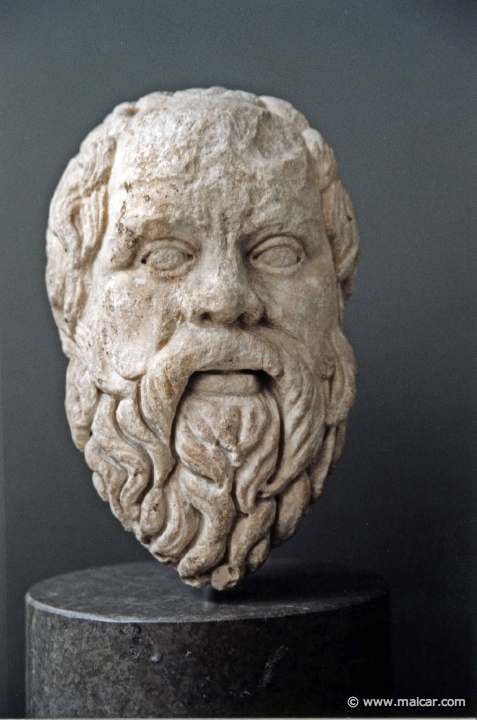 8326.jpg - 8326: Sokrates (469-399 BC). Roman copy c. 380-360 BC. British Museum, London.