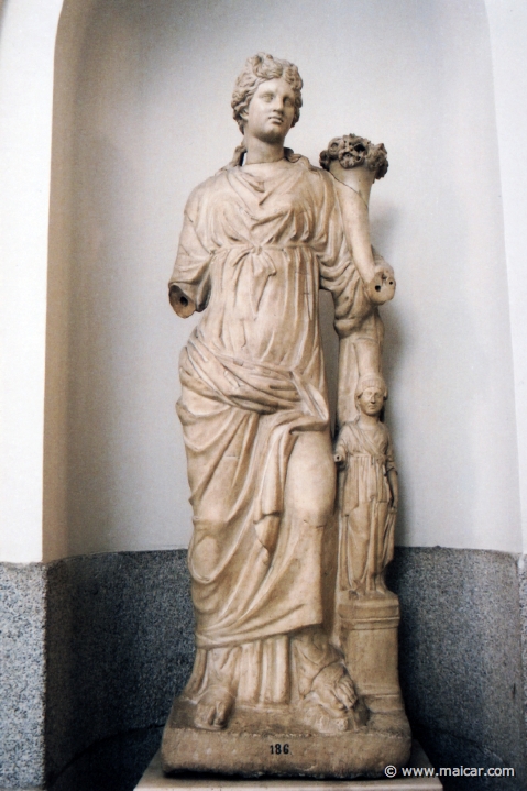 9932.jpg - 9932: Tique-Fortuna. Siglo II d.C. Anónimo romano. Museo Nacional del Prado.