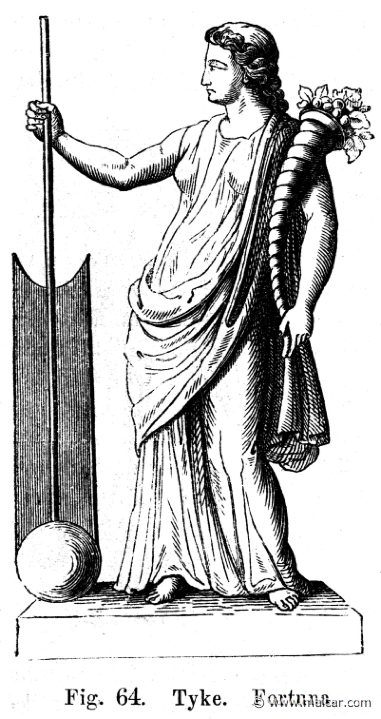 pet156.jpg - pet156: Tyche. A. H. Petiscus, Olympen eller grekernes och romarnes mytologi (1872).