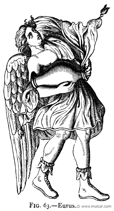 mur063.jpg - mur063: Eurus, the East wind. Alexander S. Murray, Manual of Mythology (1898).