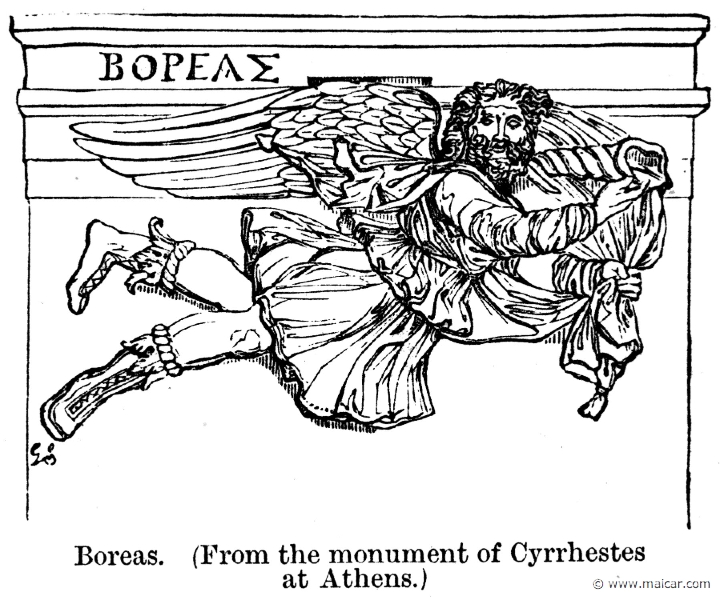 smi119.jpg - smi119: Boreas, the North wind. Sir William Smith, A Smaller Classical Dictionary of Biography, Mythology, and Geography (1898).
