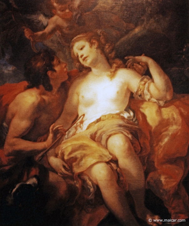 0411.jpg - 0411: Cephalus and Procris. Painting by Johann Michael Rottmayr 1654-1730. Historisches Museum der Stadt Wien.