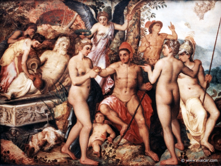 1125.jpg - 1125: Franz Floris 1519/20-1570: Das Urteil des Paris, 1548. Neue Galerie, Kassel.