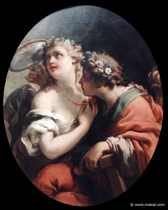 3604.jpg - 3604: Gaetano Gandolfi 1734-1802: Allegorie der Schönheit, 1779. Kunsthalle, Bremen