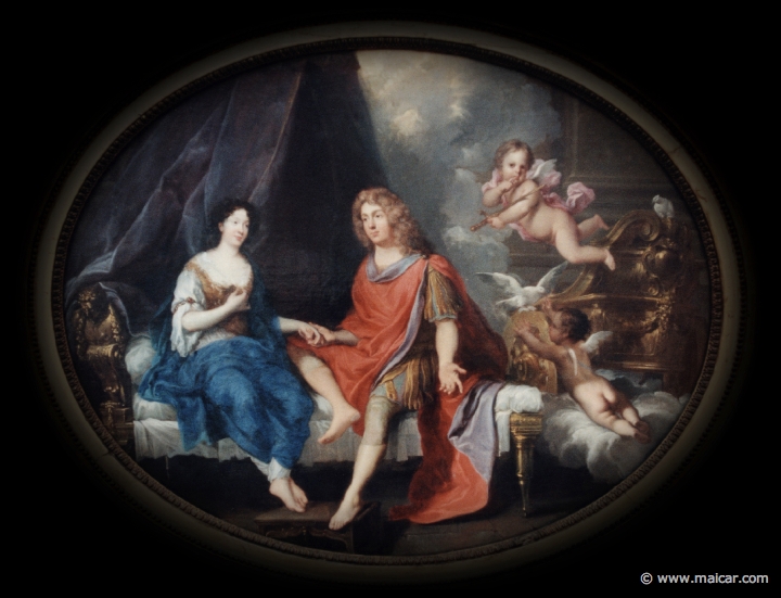 3609.jpg - 3609: Pierre Mignard 1612-1695: Mars und Venus um 1685. Kunsthalle, Bremen.